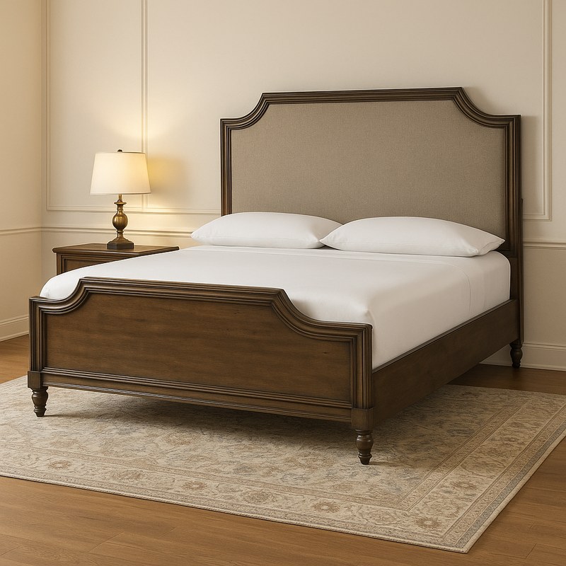 Veramond King Upholstered Panel Bed