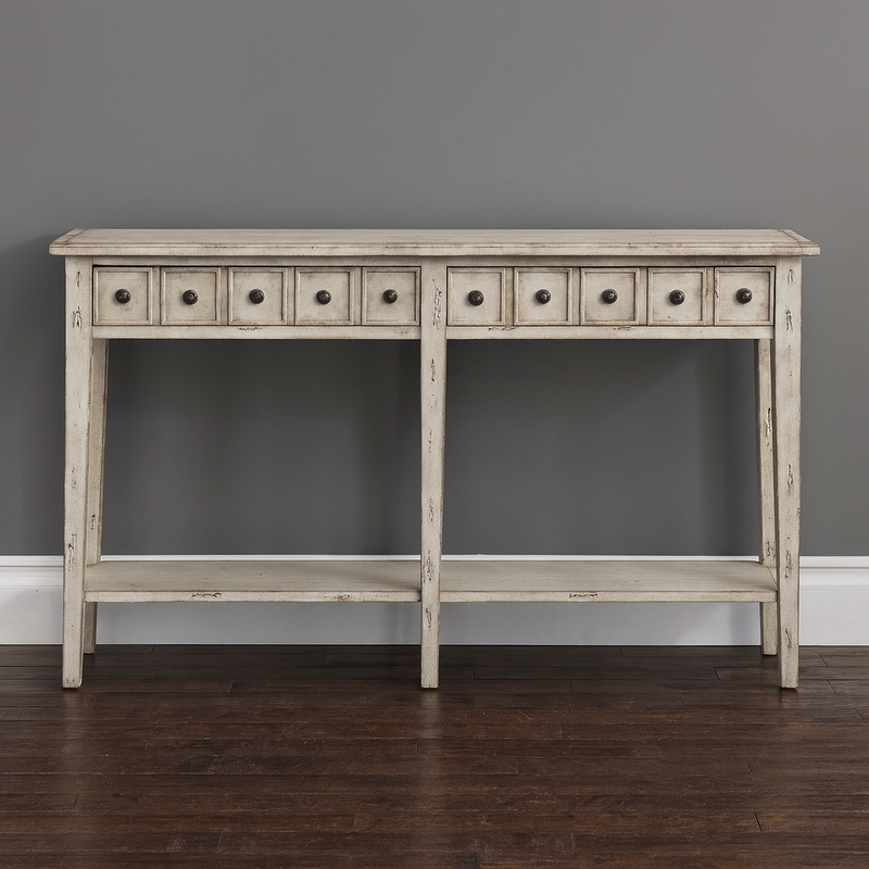 Newcastle Antique White Console