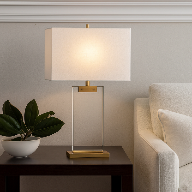 Hallye Crystal Table Lamp