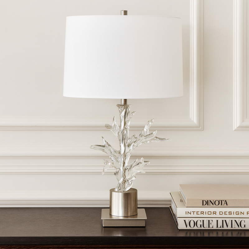 Crystal Coral Table Lamp