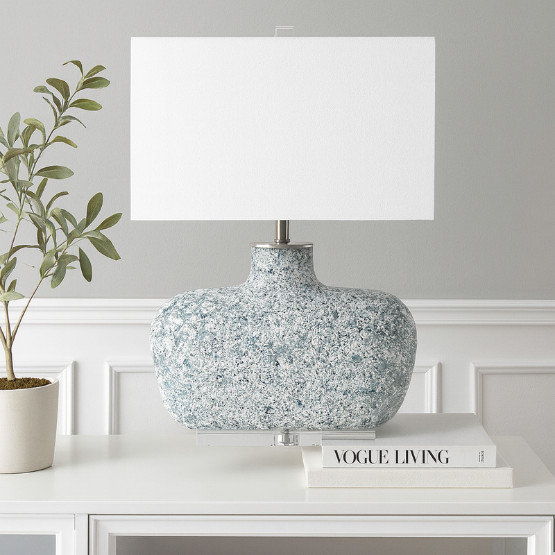 Bauer Blown Glass Table Lamp