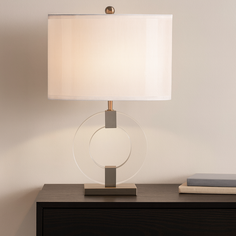 Astrid Crystal Ring Table Lamp