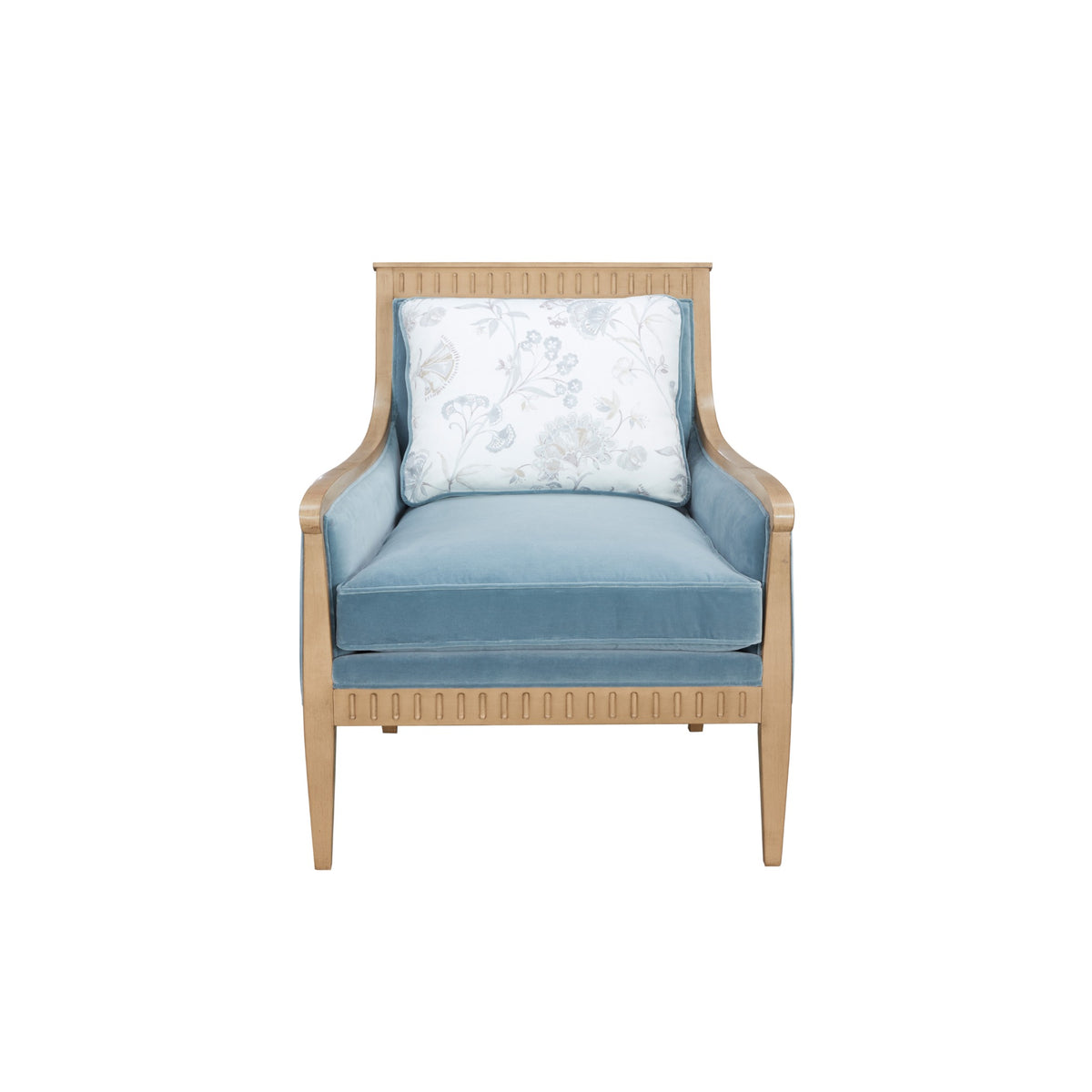 Monroe Pastel Blue Accent Chair