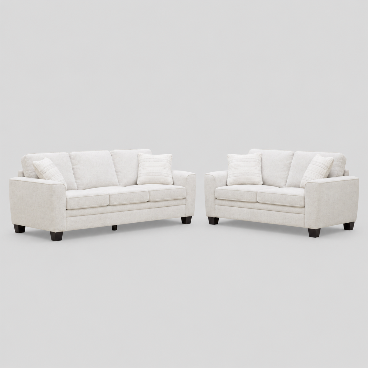 Elora Beige Living Room Set ( Sofa + Loveseat + Chair)