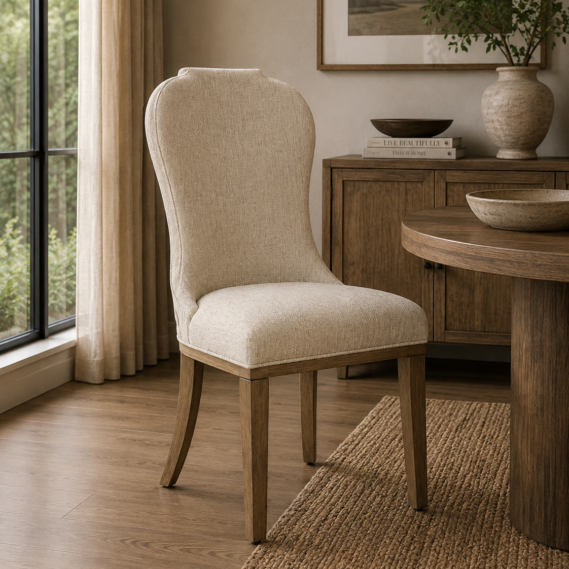 Jorlaina Dining UPH Side Chair