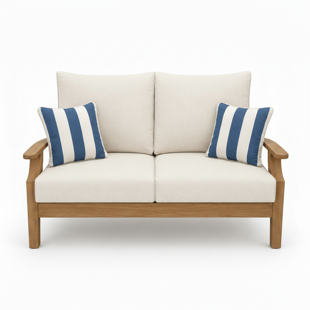Rainier Ranch Outdoor Loveseat with Cushion