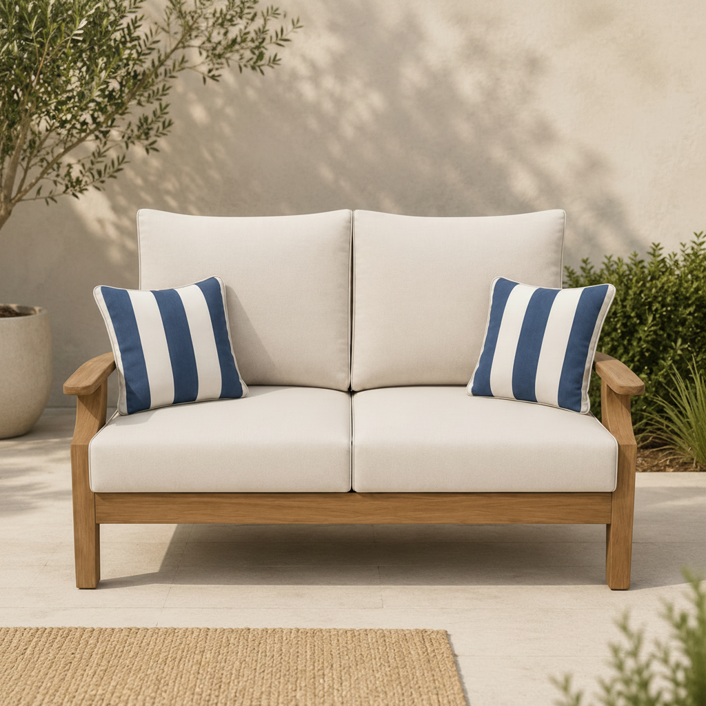 Rainier Ranch Outdoor Loveseat with Cushion