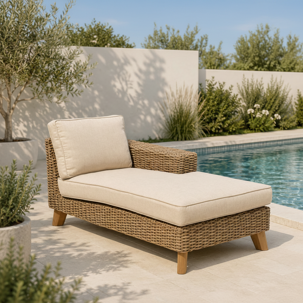 Bahamas left arm chaise lounge
