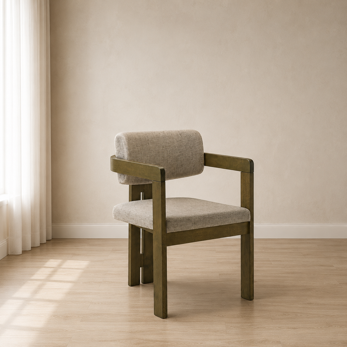 Capri Antique Oak Arm Chair