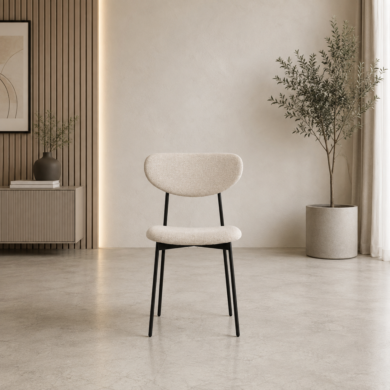 ModernSimplicity Brown Dining Chair