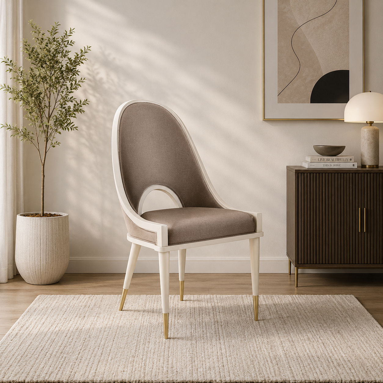 UPHOLSTERED DINING CHAIR
