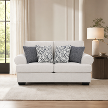 Elegant Off-White Loveseat (176cm)