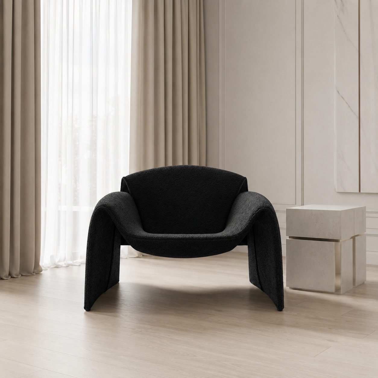 Zaya Black Chair