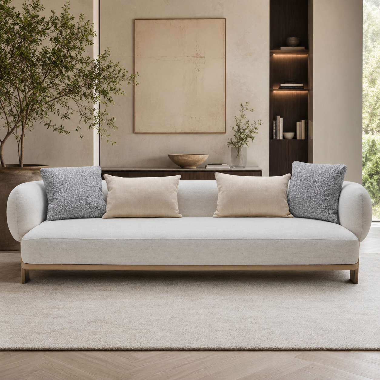 Leaner 4 seater sofa