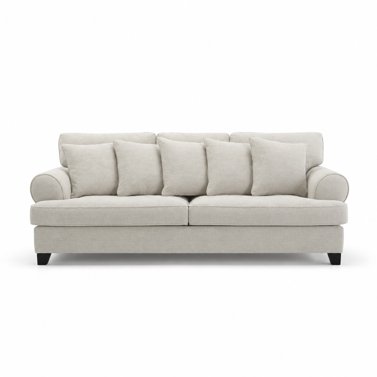 Almeria Grey 4 Seater Sofa