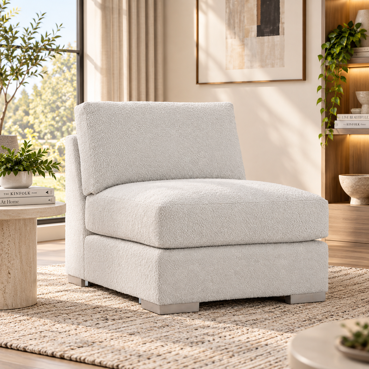 Bernhardt Andie Armless Chair