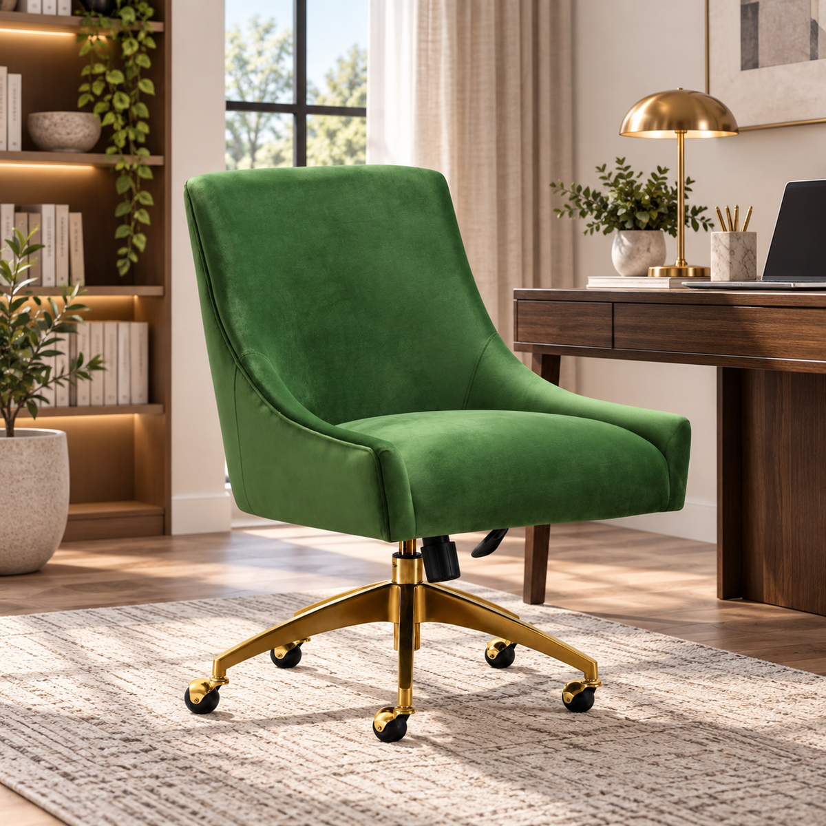 Beatrix Green Office Swivel Chair
