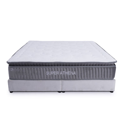 Super Athena Mattress |Height 30 cm| Softness 4/10 | 17 Memory Foam Layers| Single-Side Use.