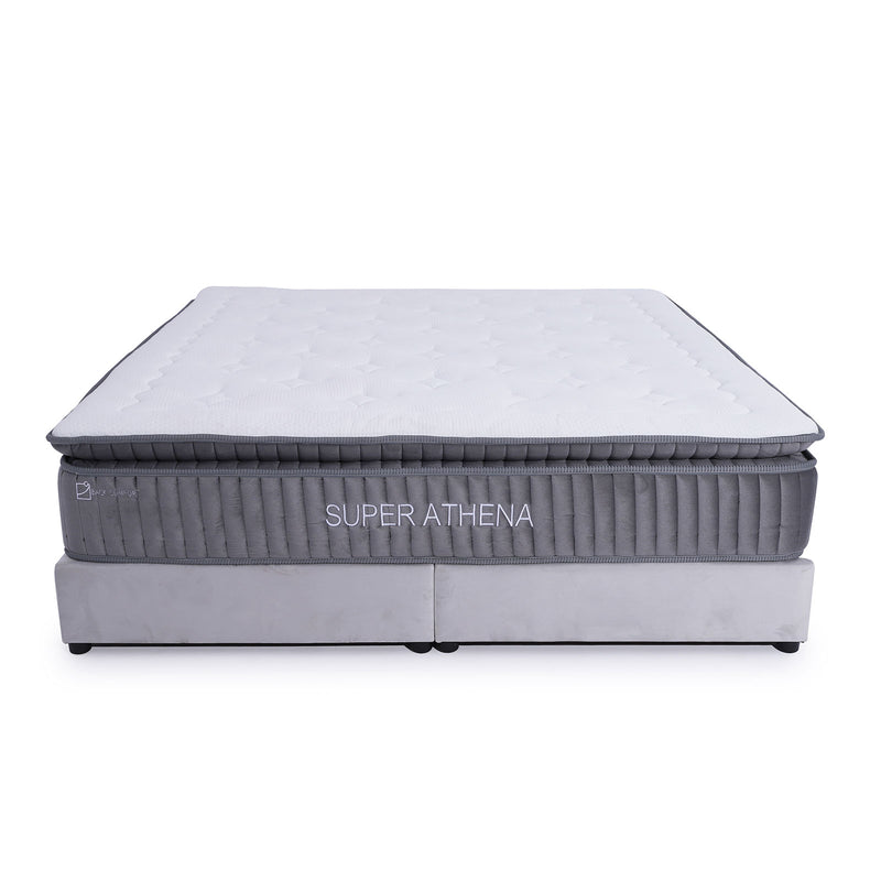 Super Athena Mattress |Height 30 cm| Softness 4/10 | 17 Memory Foam Layers| Single-Side Use.