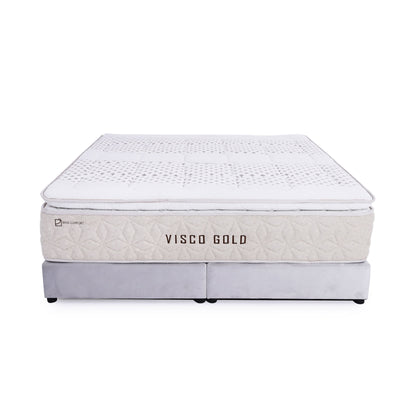 Visco Gold Mattress | Height 37 cm | Softness 5/10 | 23 Memory Foam Layers | Single-Side Use.
