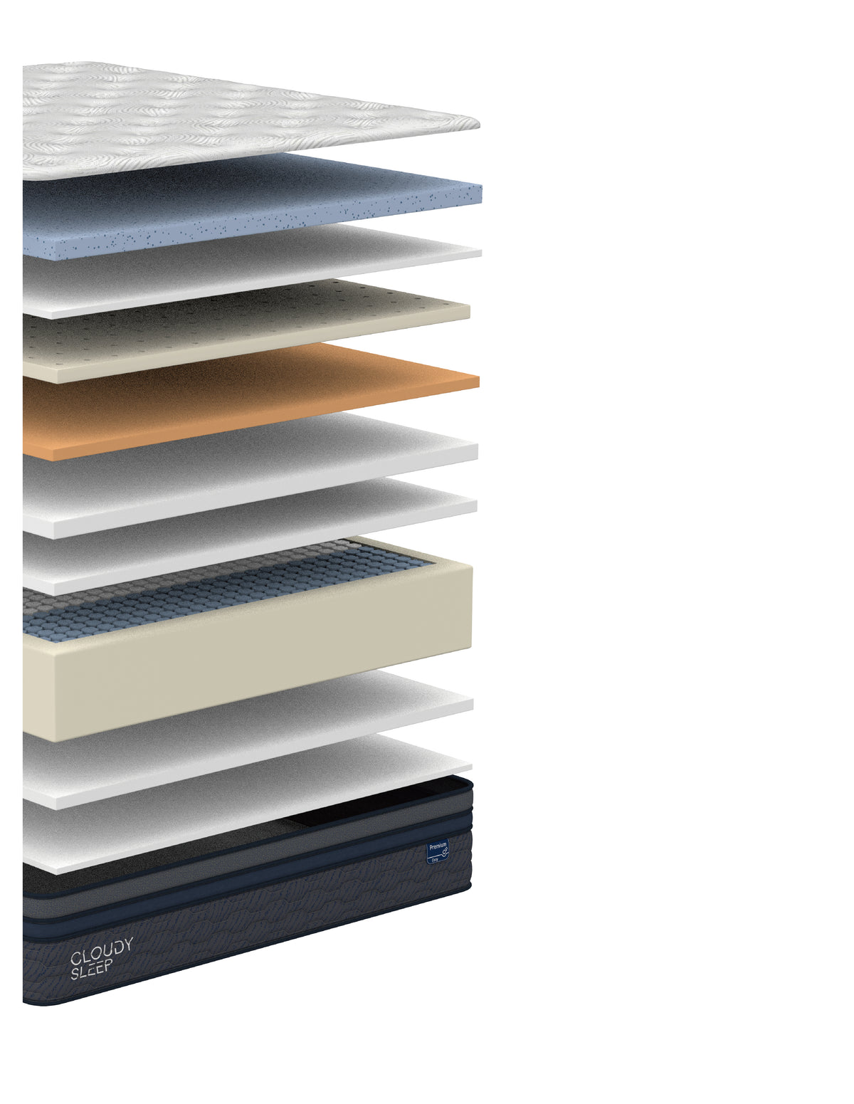 Harmony Hybrid Mattress - Cloudy Sleep - Queen