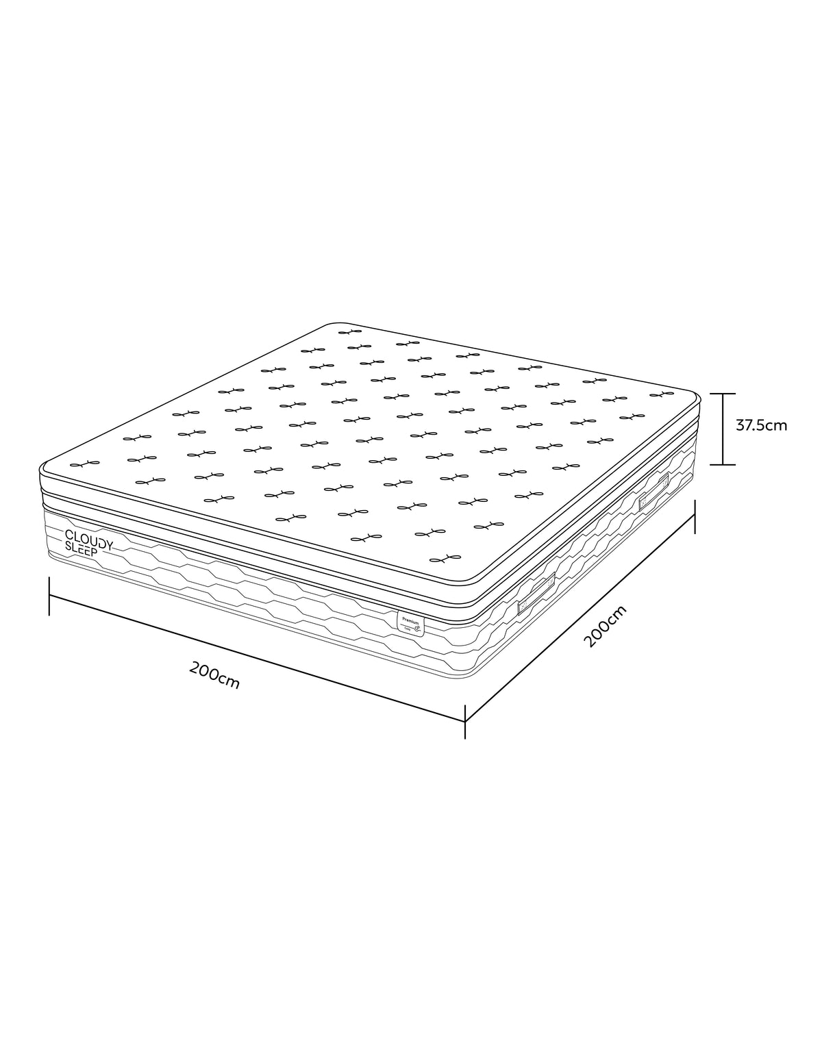 Harmony Hybrid Mattress - Cloudy Sleep - King