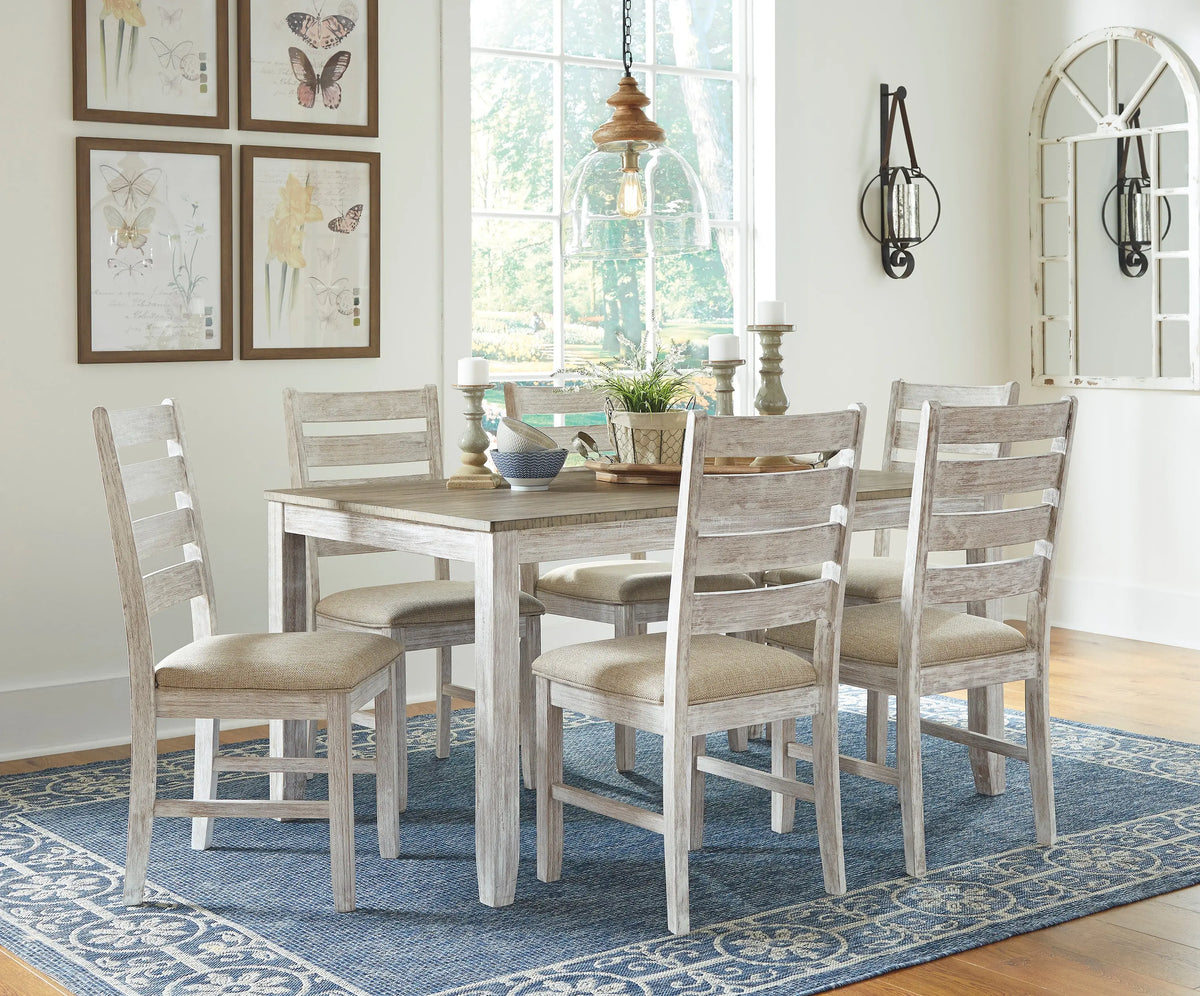 Skempton Dining Table and Chairs (Set of 7) Ashley Homestore