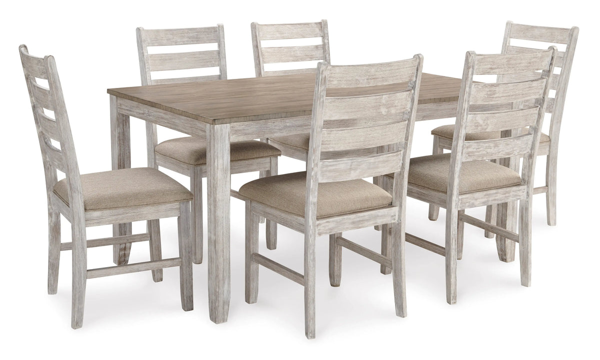 Skempton Dining Table and Chairs (Set of 7) Ashley Homestore