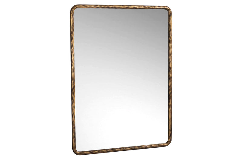 iron mirror- Gold MEDIUM Mirror