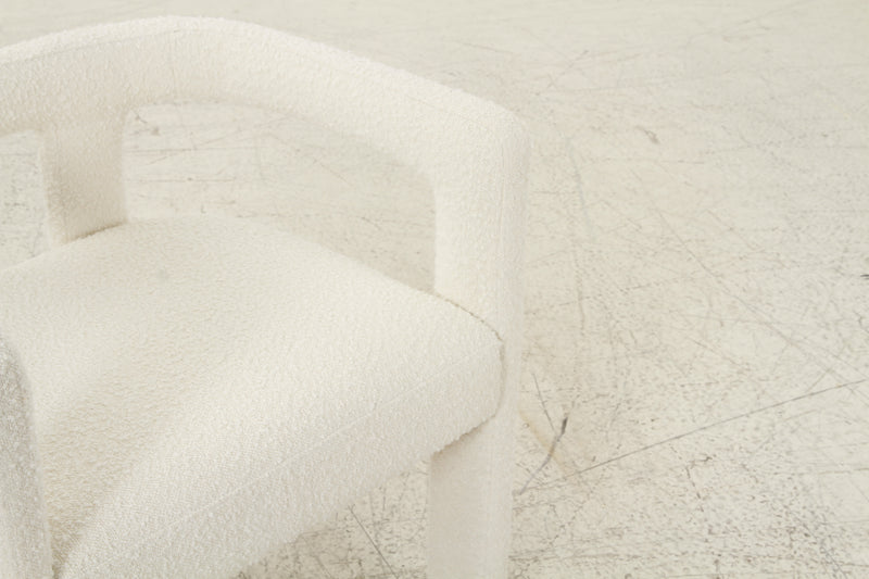 Spartacus Cream Boucle Dining Chair