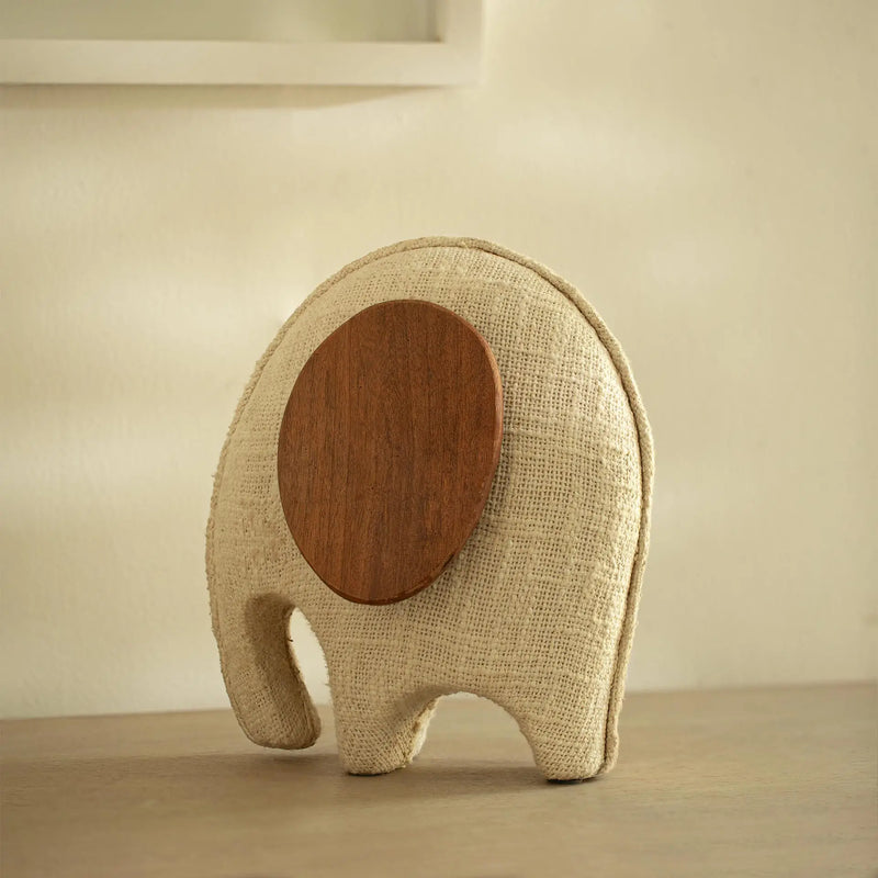 Anarva - Ecomix Elephant With Fabric & Wood Small
