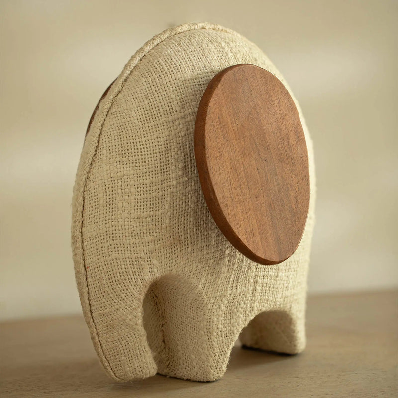 Anarva - Ecomix Elephant With Fabric & Wood Small