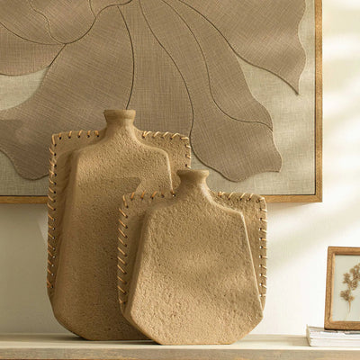 مزهرية نيريان إيكومكس مع قش طويل