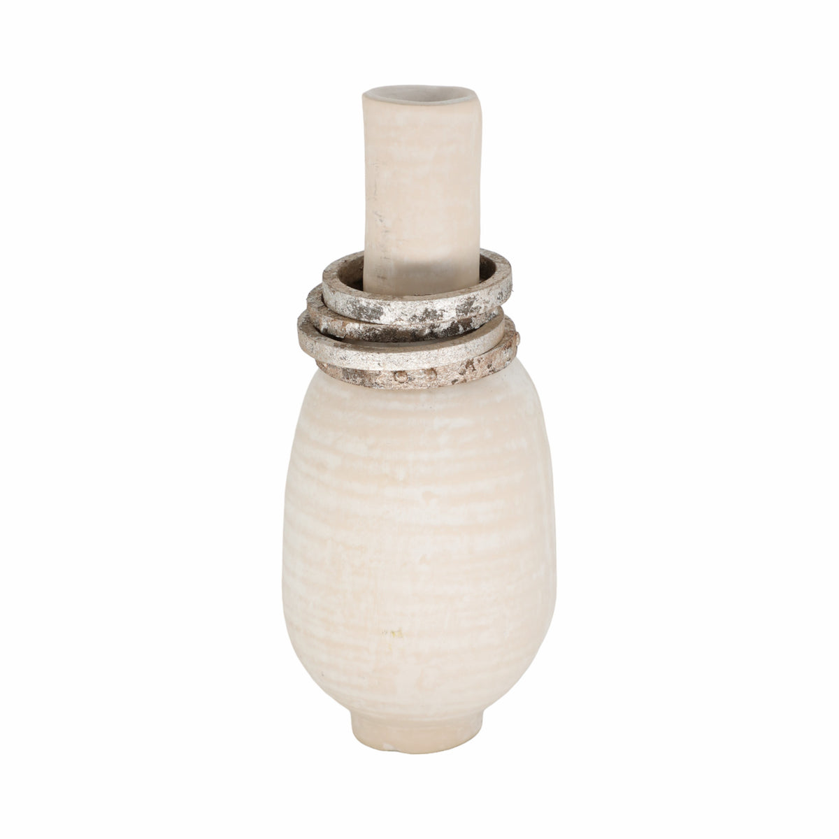 13" GRANT MEDIUM ECOMIX VASE WITH RINGS