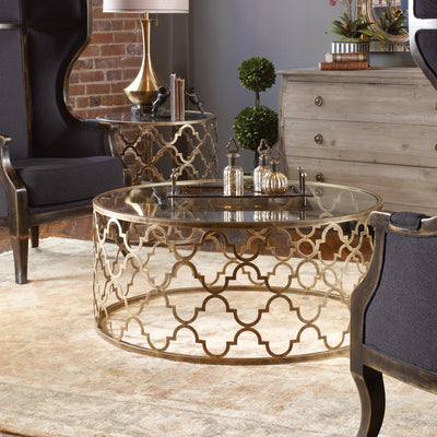 Quatrefoil Coffee Table