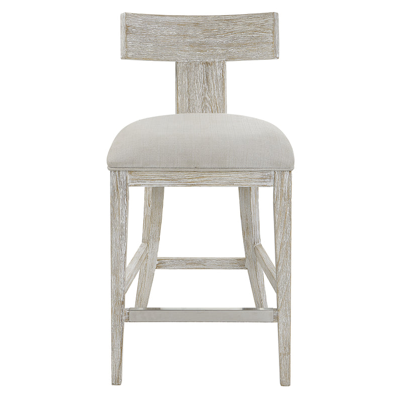 Idris Counter Stool, White