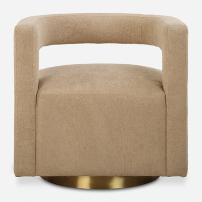 Grounded Modern Swivel Chair