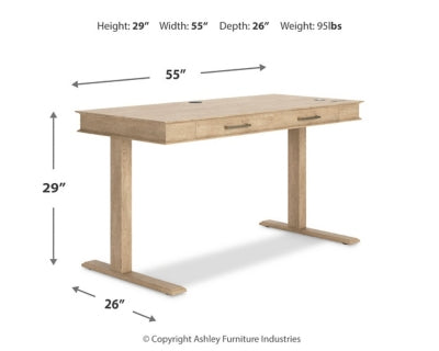 Elmferd 53" Adjustable Height Desk