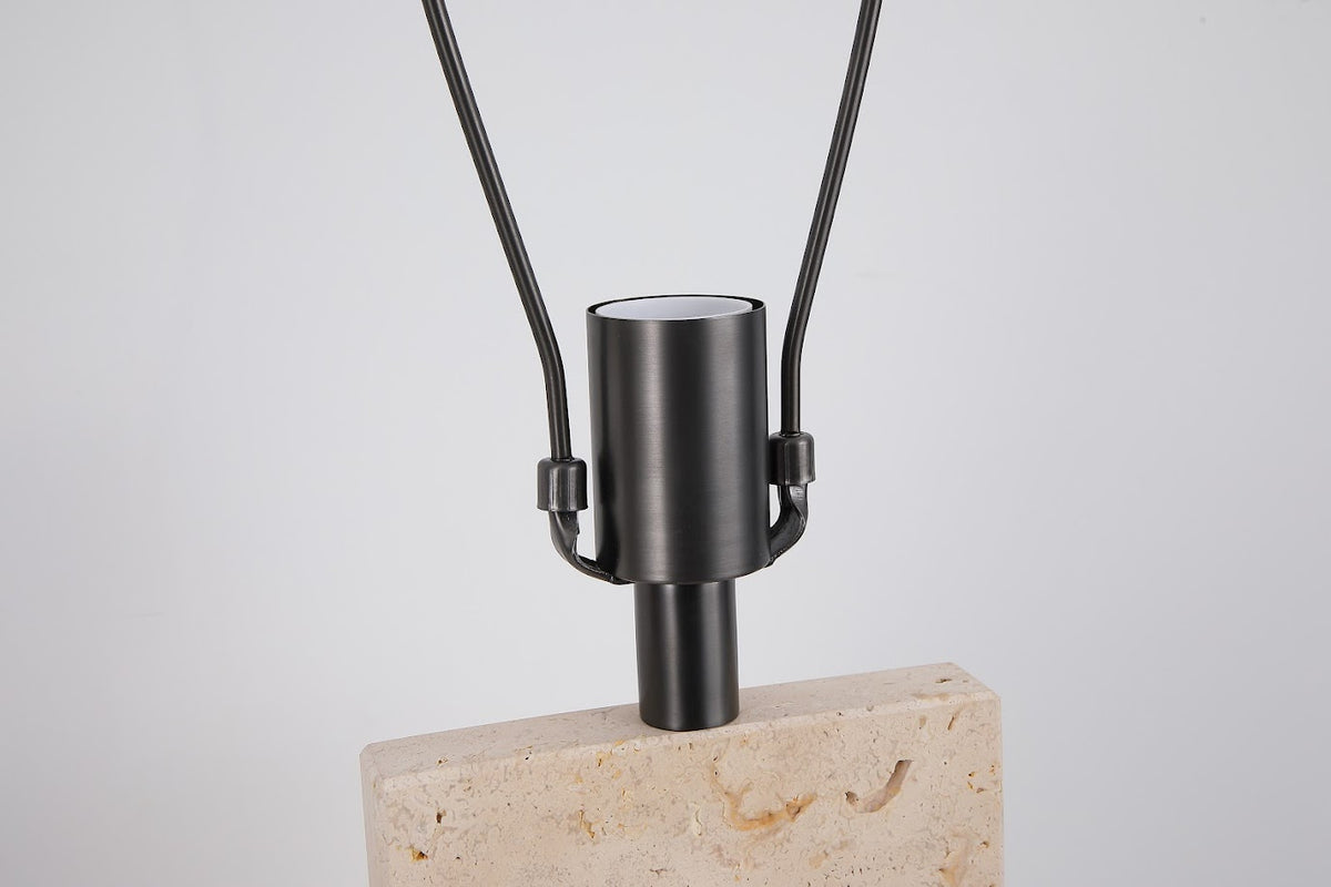 Luma Stone Travertine Beige Table Lamp