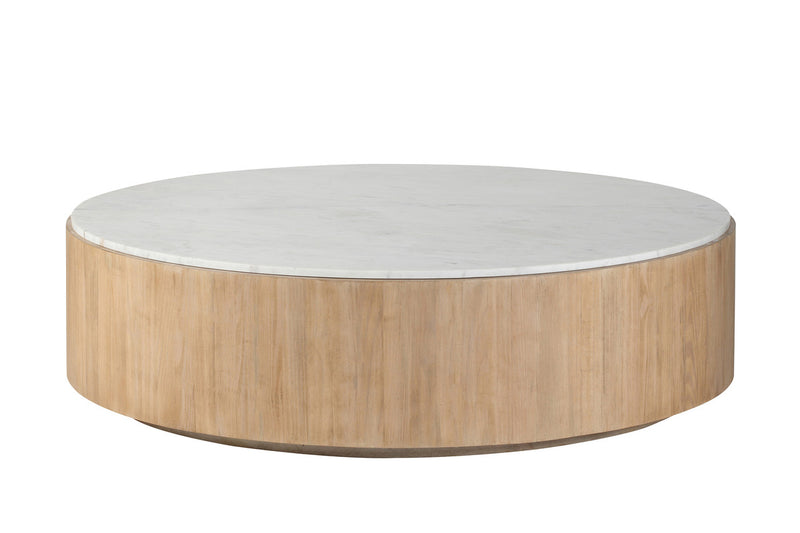 Resilia Pine Wood With Marble Top Coffe Table