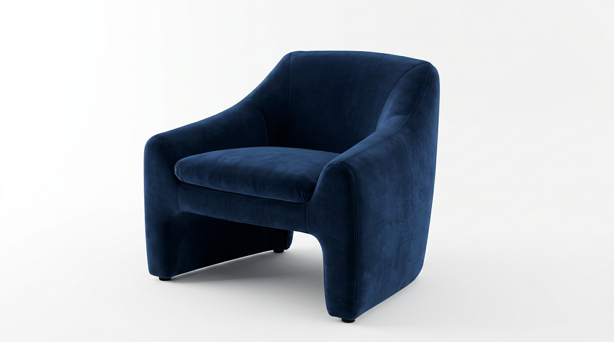 Berliner Navy Arm Chair