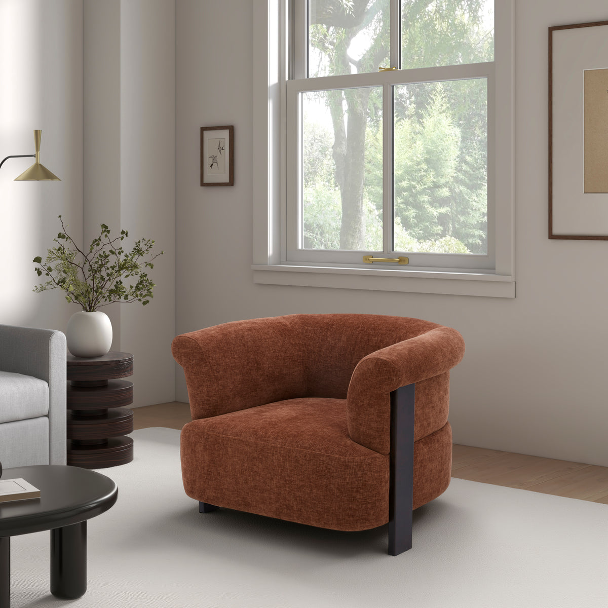 Freiburger Accent Chair orange