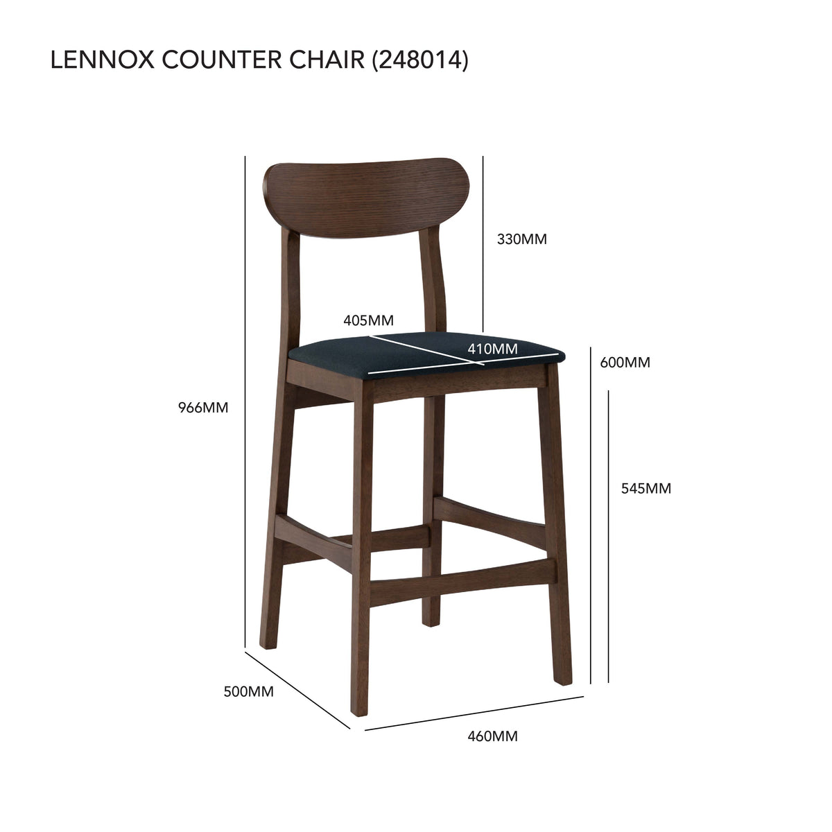 LENNOX COUNTER CHAIR