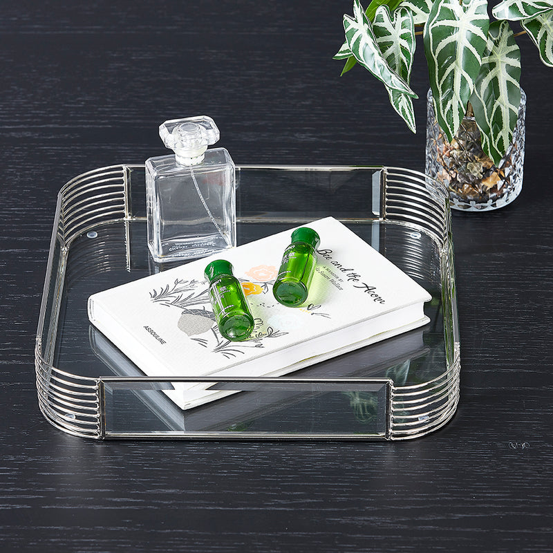 Acrylic Dame Glass Tray LS-Y002