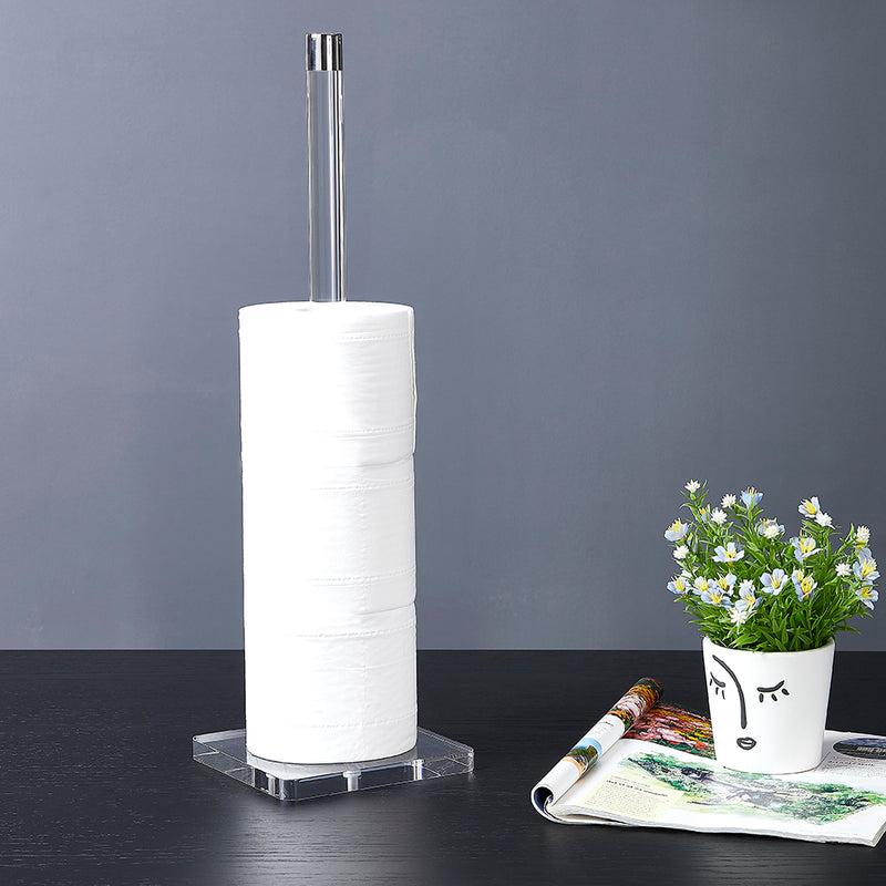 Acrylic Toilet Paper Storage Tower