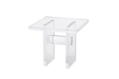 Acrylic side table