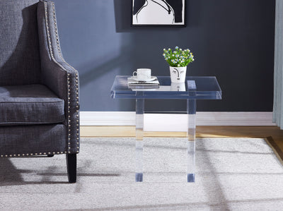 Acrylic side table