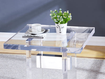 Acrylic side table