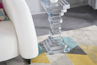Acrylic side table