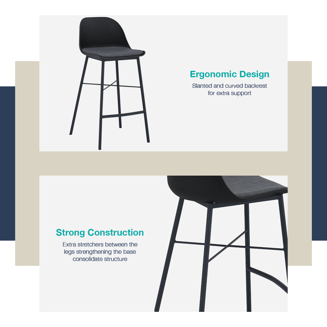LAXMI COUNTER CHAIR 802/204/F04 (#)